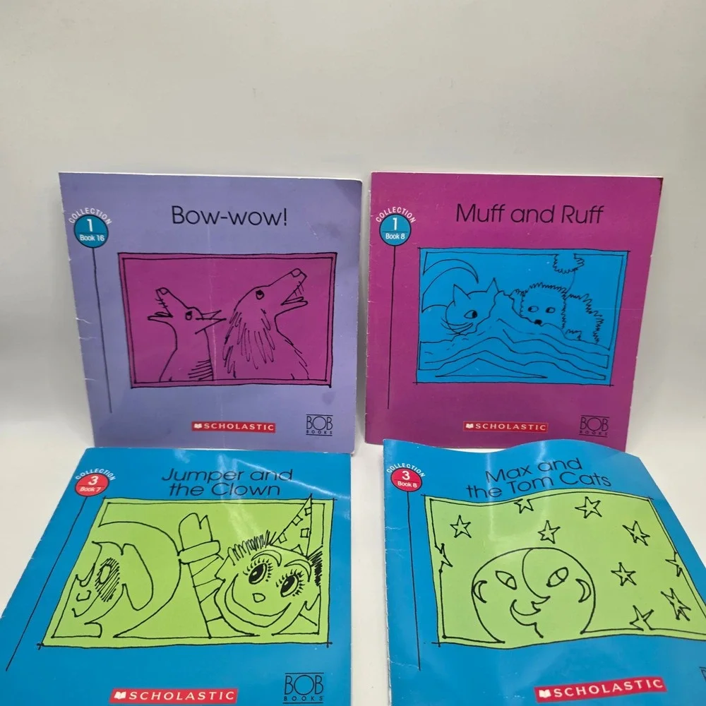 Bob Books Scholastic Early Reader Phonics Lot 6 Books Collection 1 3 Literacy